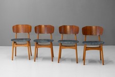 Set of Four Mid-Century Dining