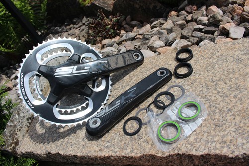 Fsa slk light carbon chainset - carbon,
