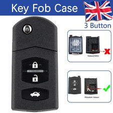 3 Button Flip Remote Key Fob