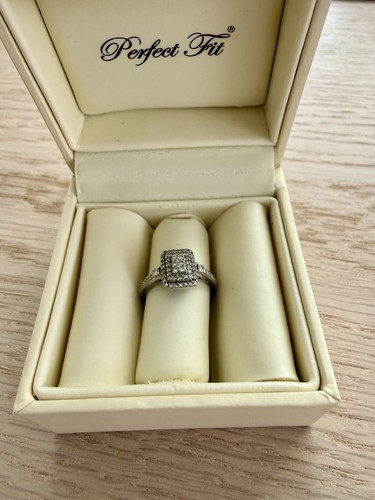 Diamond engagement ring 9ct - engagement, -9ct