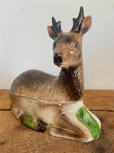 Vintage french deer terrine - vintage,