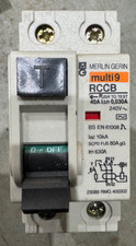 Merlin Gerin RCCB 40 Amp 30mA