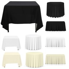 Polyester Tablecloth - White
