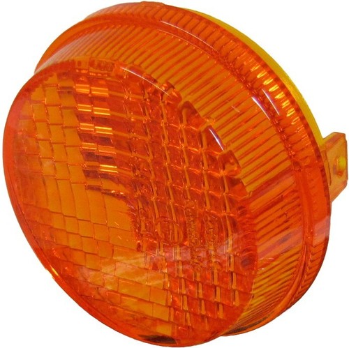 Indicator lens rear - rear, amber