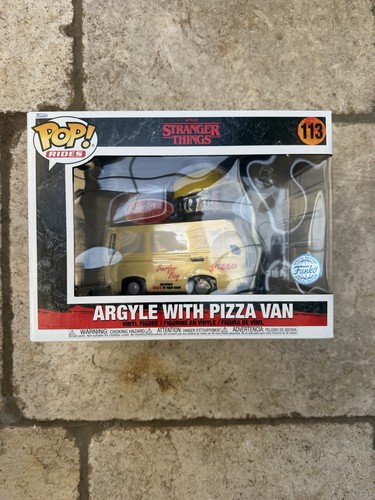 Argyle with pizza van - argyle, funko