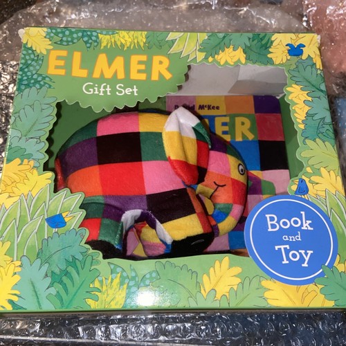 Elmer book and toy - elmer,