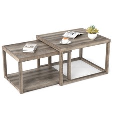 COSTWAY Nesting Coffee Table