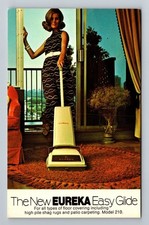 Eureka Easy Glide One Upright Vacuum Cleaner Antique Vintage Souvenir Postcard