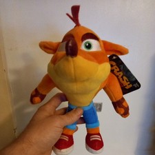 Crash Bandicoot 15cm Soft Plush Toy Brand New With Tags new 