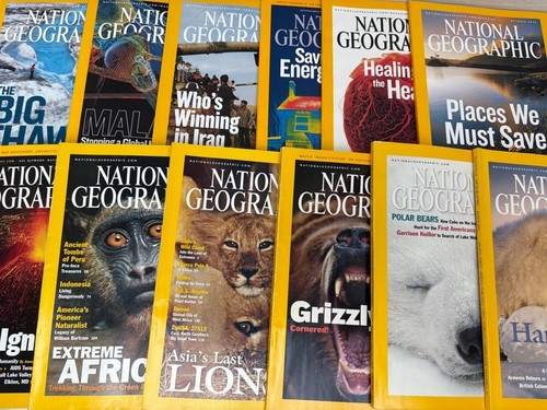 National geographic magazines - geographic,