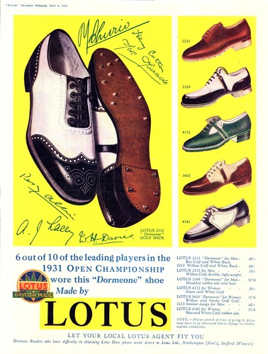 Original 1932 advert for lotus - original,