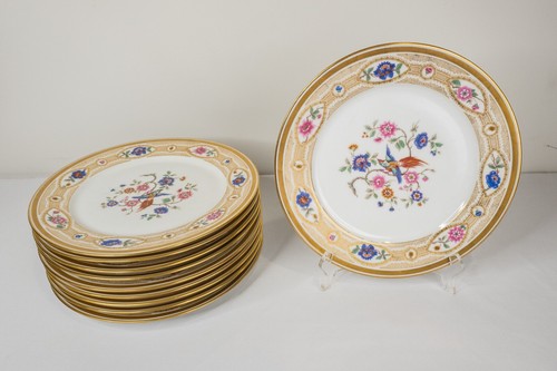 Guerin limoges gold floral - limoges,