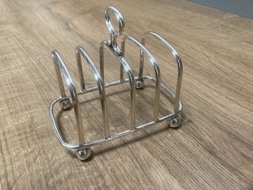 Vintage silver plate toast - vintage,