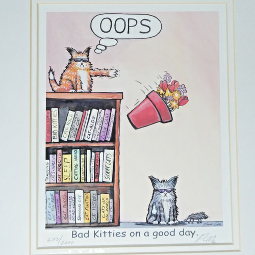 Bad kitties art - art, on