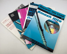 Flute Learning Books & CD's Sheet Music For The Flute. Learning Bundle X5, VGC.