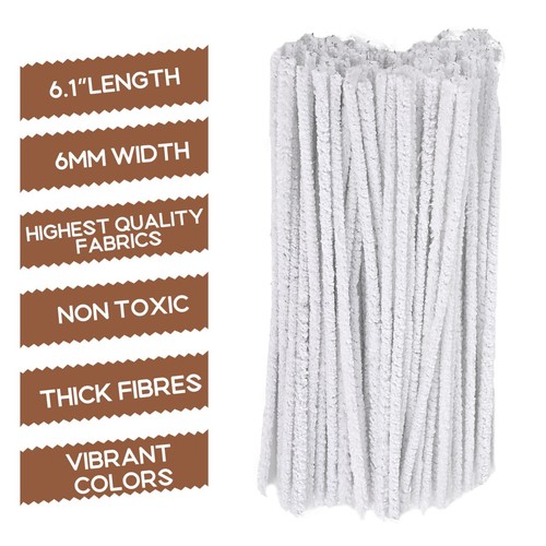 White pipe cleaners flexible - pipe,