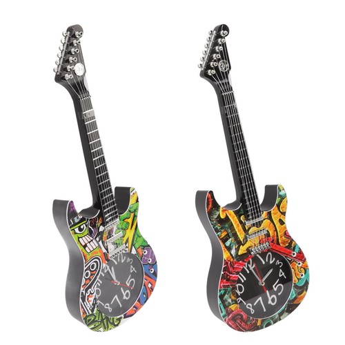 Guitar wall clock simulation - guitar,