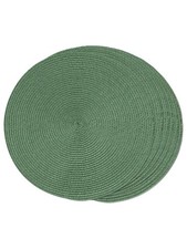 Set of 6 Round Placemats Table
