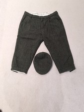 Hoggs Of Fife Tweed Breeks W36 Mens Green Wool Teflon Hunting Shooting Country