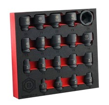 19Pc 3/8" Dr. Impact Socket
