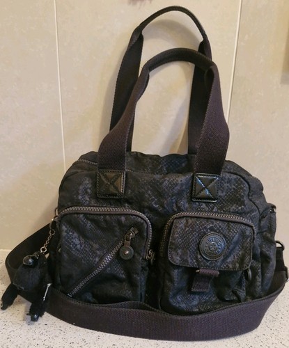Kipling defea dark - dark/black, nylon