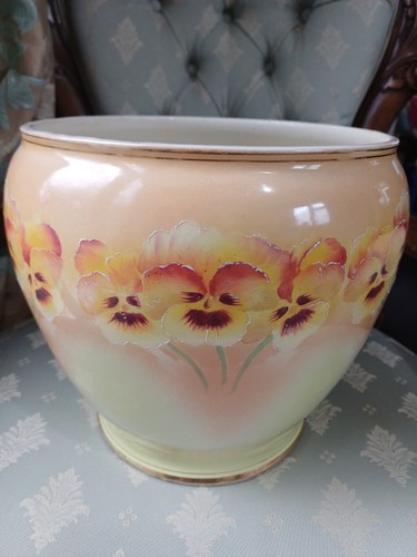 Vintage ceramic jardiniere - vintage,