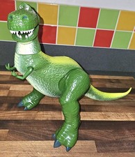 XL Toy Story Rex The Dinosaur Interactive 18" Figure Talking Sound moving vgc
