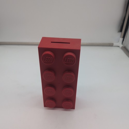 Lego red brick 2x4 - brick, money