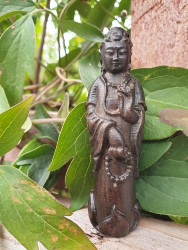 Beautiful wooden carved buddha - wooden,