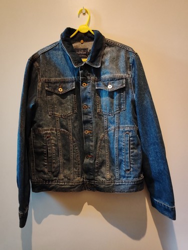 Topman men blue denim - denim, jacket
