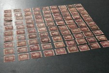 Job Lot of 90 Penny Reds. QV One Penny Red Stamps. 1d Red. circa 1860s-70s.