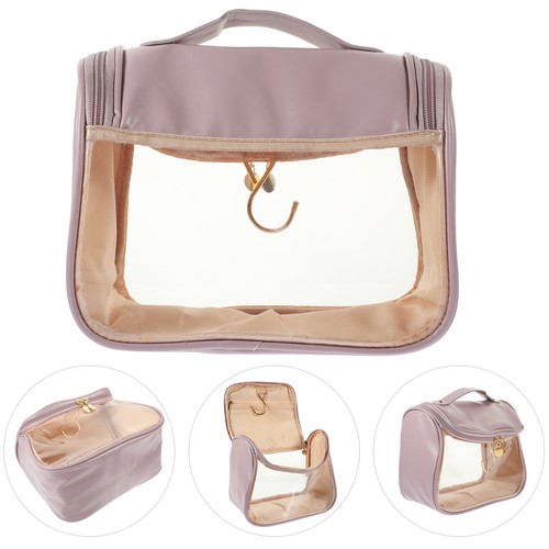 Clear toiletry bag with - toiletry,
