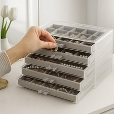 Clear Acrylic Jewelry Box with