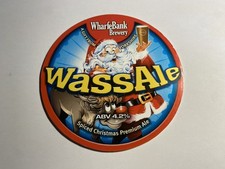 CHRISTMAS pump clip. WASS ALE