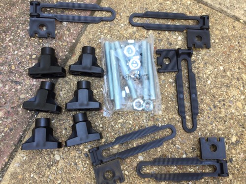 Adjustable feet for - x, shower