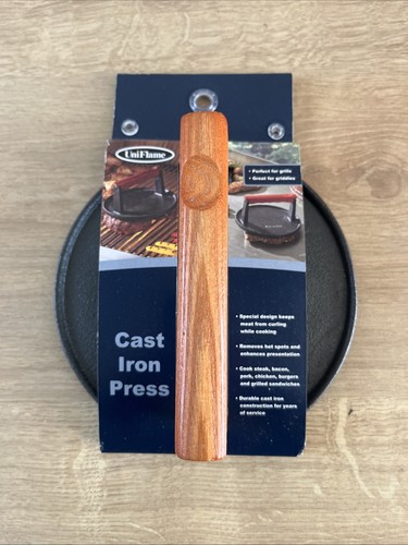 Uniflame cast iron meat press - uniflame,