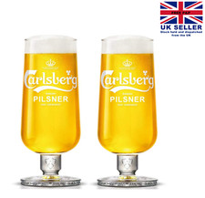 Carlsberg Beer Glasses (2pc) Carlsberg Glasses Carlsberg Glass
