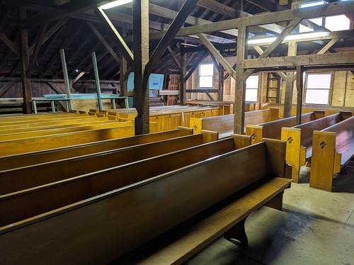 Vintage late 1800 church - 1800's,