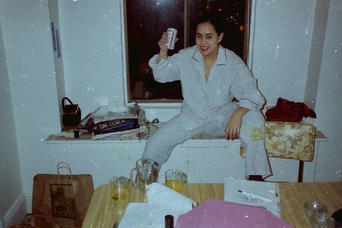Young woman having - a, in