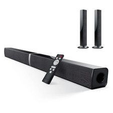 Soundbar for TV Bluetooth Soundbar 2 in 1 Detachable Sound Bar with HDMI