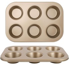 2x Stainless Steel Muffin Tin