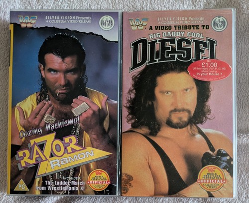 Wwf vhs videos razor - vhs,