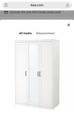 IKEA Songesand White 3 Door