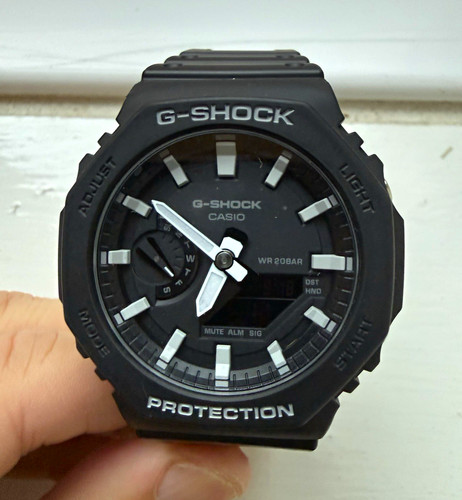 Casio shock 2100 black - casio, g-shock