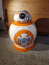 ??? Star Wars BB-8 Droid Cookie Jar With Sound Effects Rare Collectible???