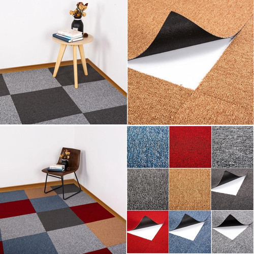 Carpet tiles heavy duty 20pcs - carpet,