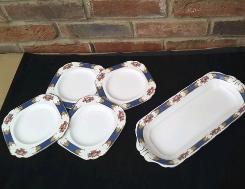 Tuscan china tea plates - tuscan,