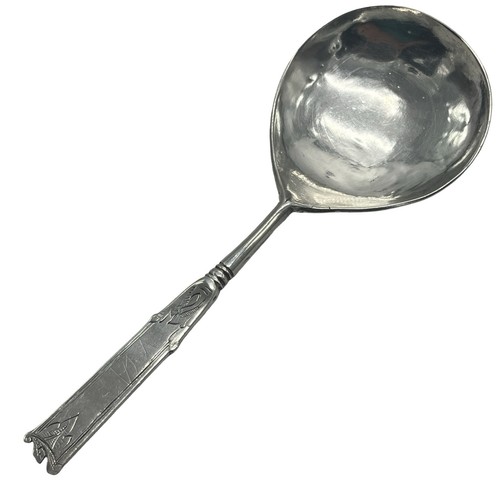 Early silver marriage spoon - silver,