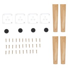 4pc Oka Wooden Furniture Replacement Legs Beds Cabinet Table Settees Sofas Feet