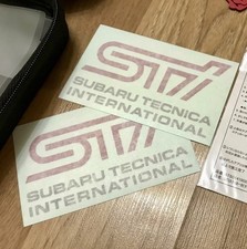 2x Genuine Subaru STI Fog